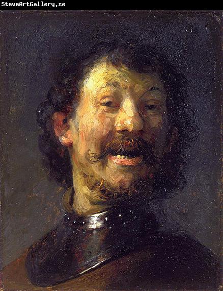 REMBRANDT Harmenszoon van Rijn The laughing man